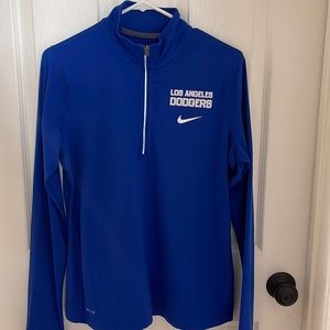 Los Angeles Dodgers quarter zip pullover jacket